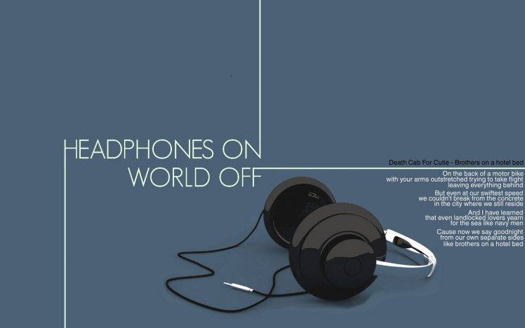 headphones HD Wallpaper Desktop Background