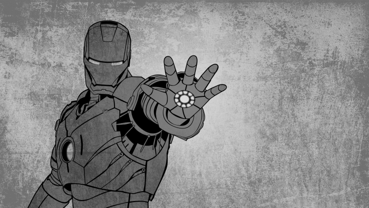 grunge, Iron Man HD Wallpaper Desktop Background