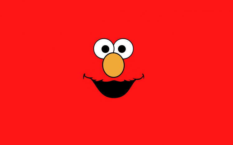 Sesame Street, Minimalism, Elmo HD Wallpaper Desktop Background