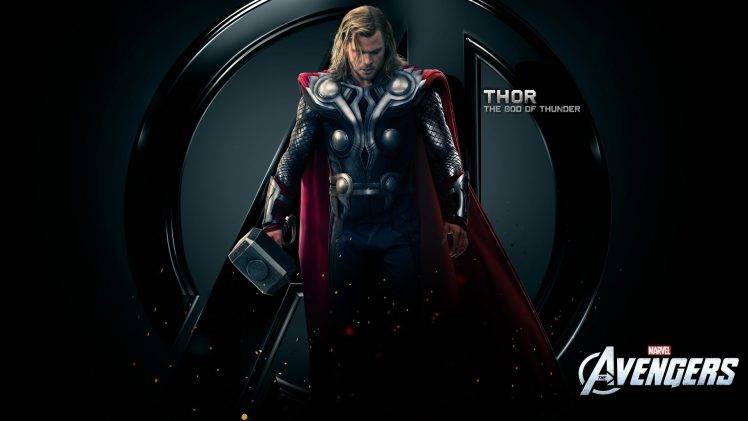 Thor, Chris Hemsworth, The Avengers HD Wallpaper Desktop Background