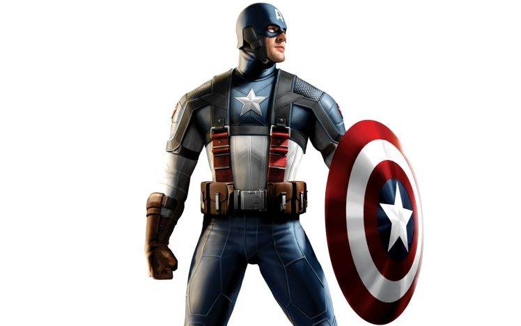 Captain America, White Background, Shields HD Wallpaper Desktop Background