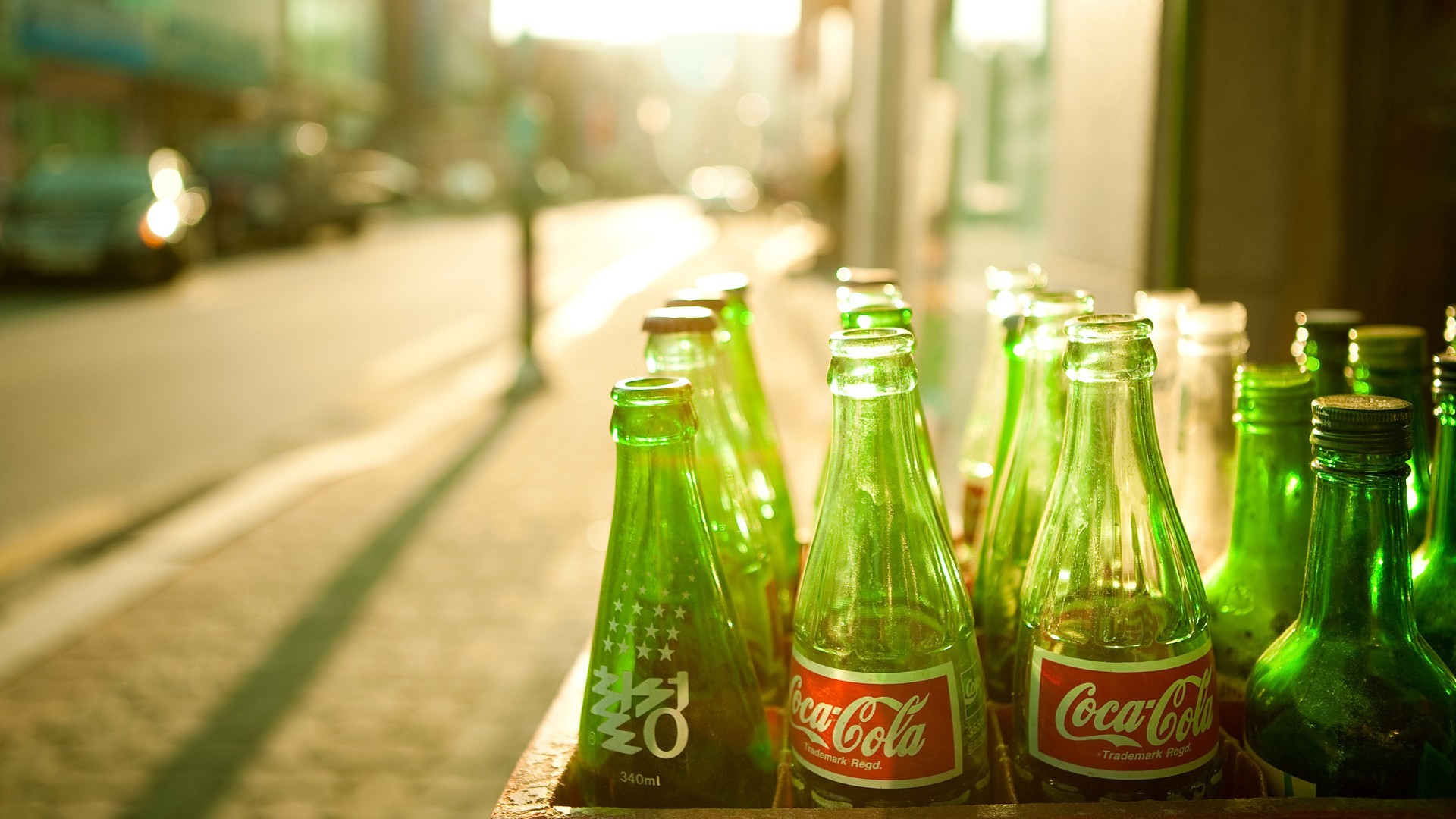 Coca Cola, Bottles Wallpaper