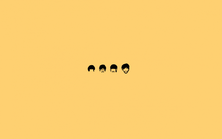 The Beatles, Minimalism HD Wallpaper Desktop Background