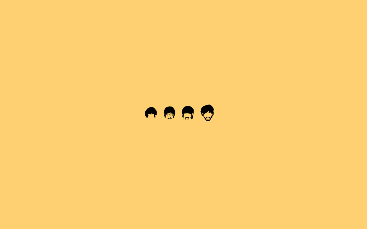 The Beatles, Minimalism Wallpaper