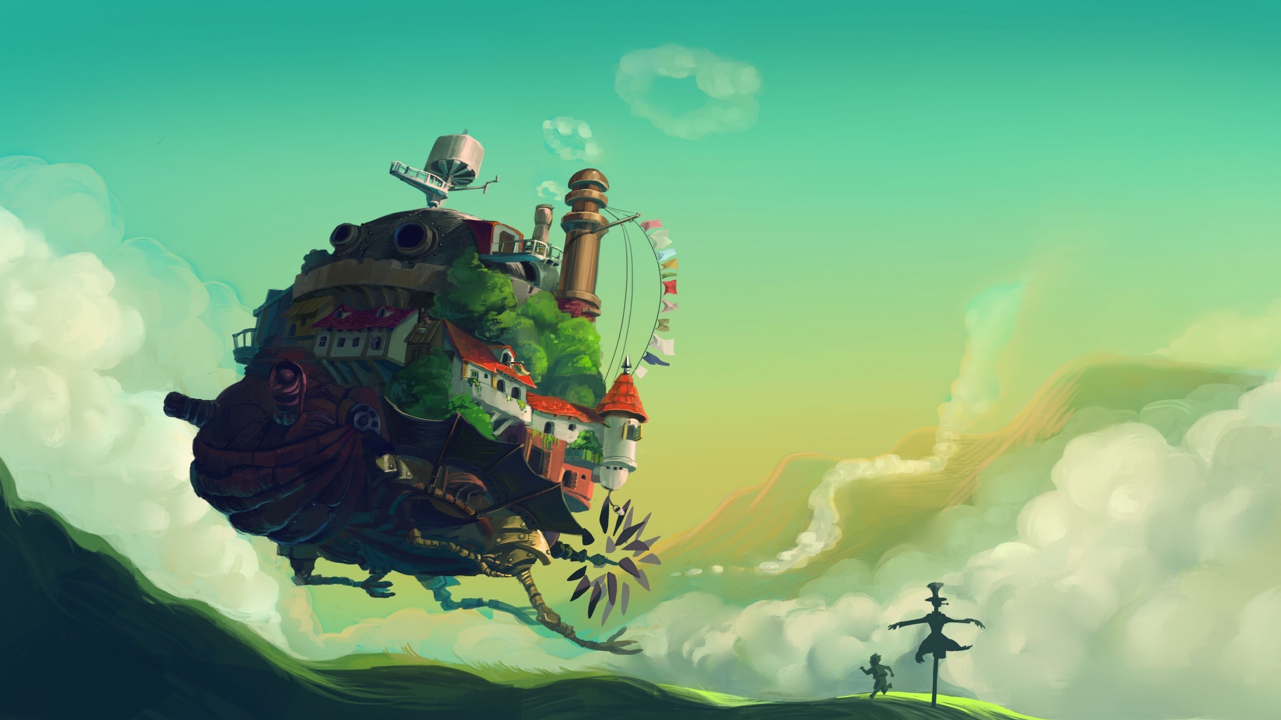 Studio Ghibli, Howls Moving Castle Wallpaper