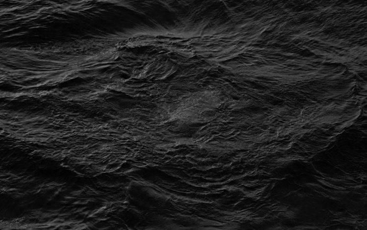 sea, Water, Monochrome HD Wallpaper Desktop Background