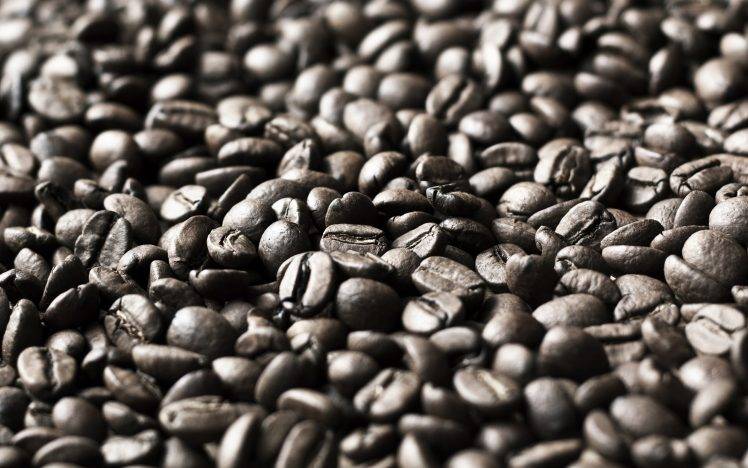 coffee Beans, Food, Macro HD Wallpaper Desktop Background