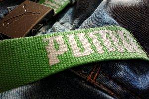Puma, Jeans, Belt, Closeup
