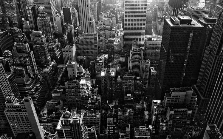 urban, City, Cityscape, Monochrome HD Wallpaper Desktop Background