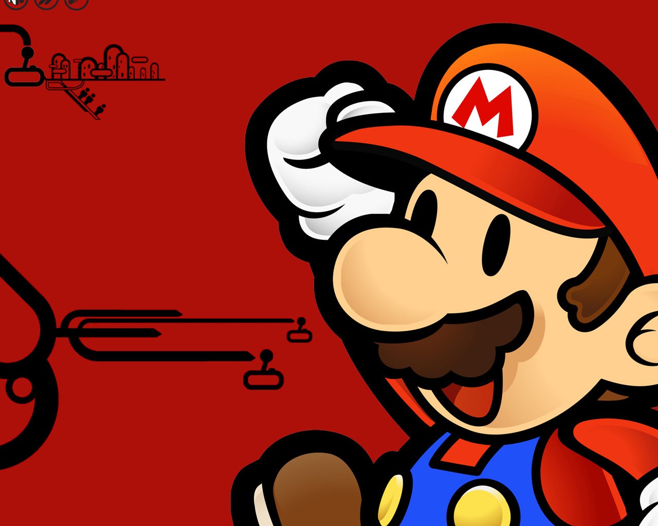 red, Super Mario, Mario Bros., Paper Mario Wallpapers HD / Desktop and  Mobile Backgrounds