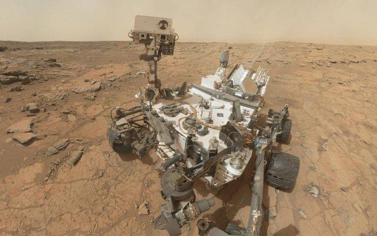science, Mars, Curiosity, Self Shots HD Wallpaper Desktop Background