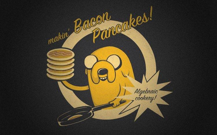 Adventure Time, Jake The Dog, Bacon Pancakes HD Wallpaper Desktop Background