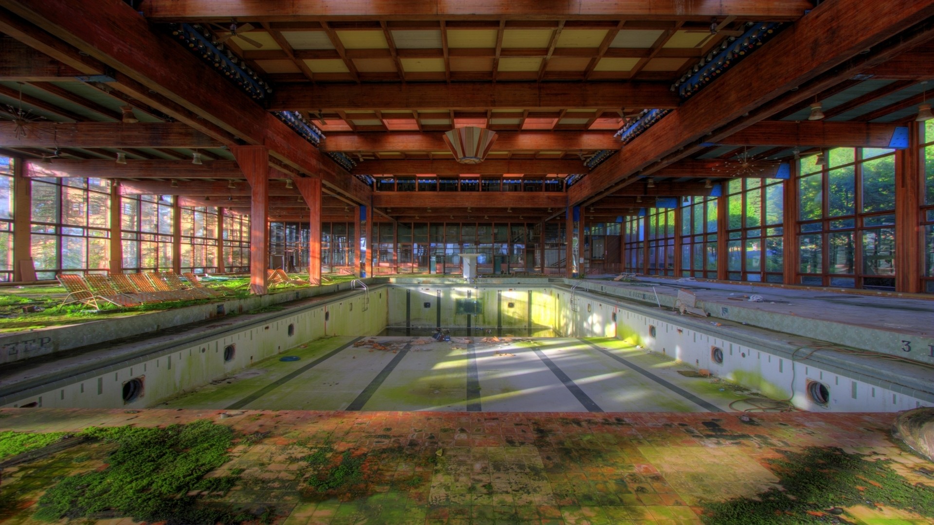 abandoned, Swimming Pool, Decay, Ruin, Pripyat Wallpaper