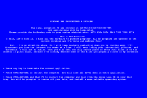 Microsoft Windows, BSOD, Blue Screen Of Death, Blue, Window