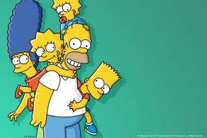 The Simpsons, Homer Simpson, Marge Simpson, Lisa Simpson, Maggie Simpson, Bart Simpson