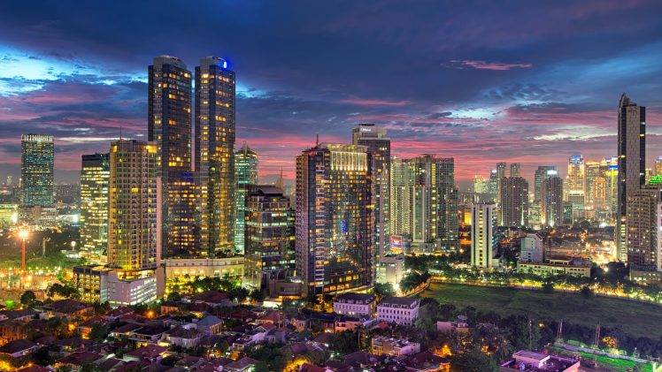 Jakarta, City, Cityscape HD Wallpaper Desktop Background