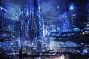 futuristic, City, Cyberpunk