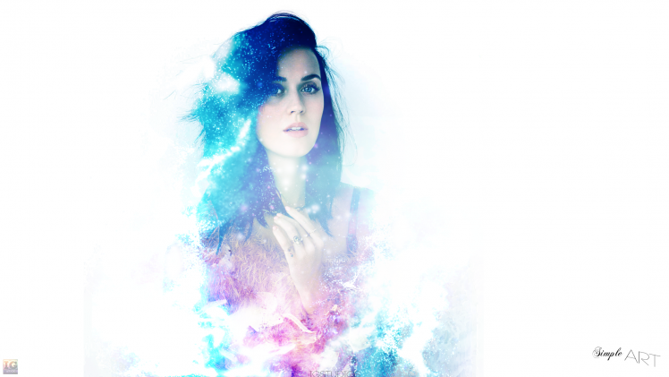 Katy Perry, Women, White Background, Dark Hair, Long Hair HD Wallpaper Desktop Background
