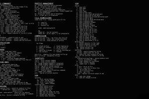 minimalism, Dark, Linux, Command Lines, Black