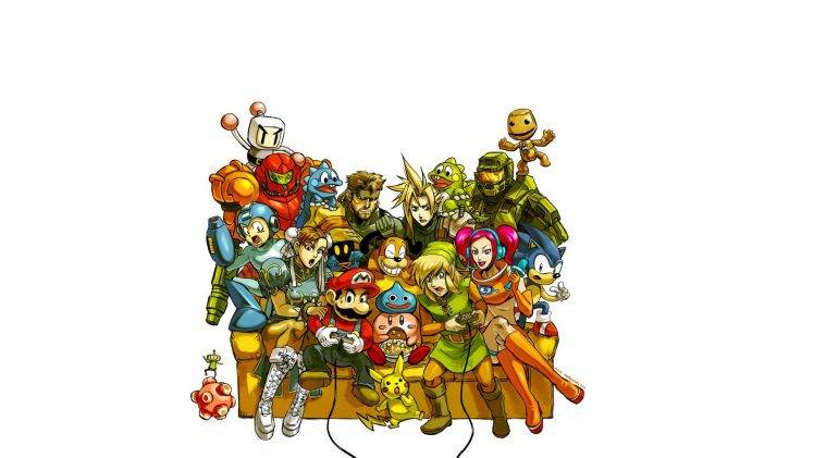 Super Mario, The Legend Of Zelda, Mega Man HD Wallpaper Desktop Background