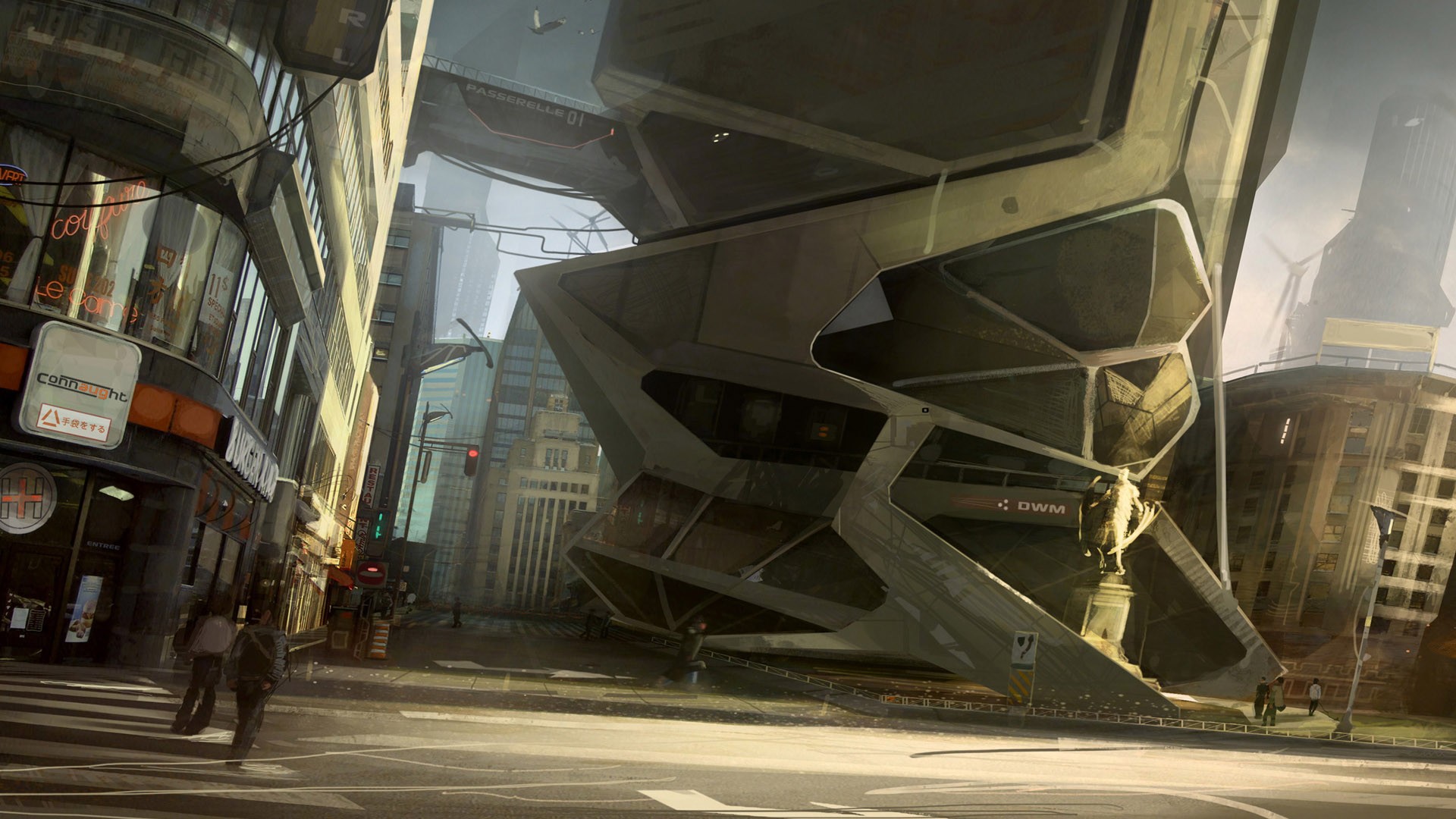 science Fiction, Deus Ex Wallpaper