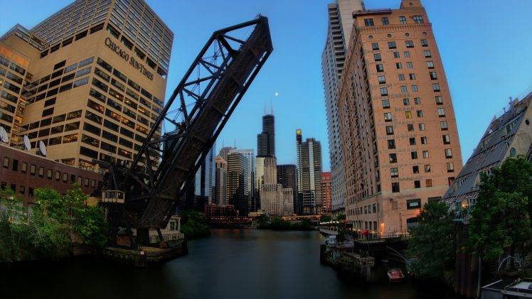 cityscape, Building, Bridge, Chicago HD Wallpaper Desktop Background