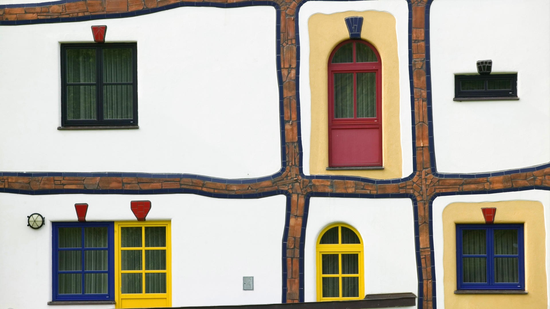 Austria, Architecture, Colorful, Hundertwasser Wallpaper