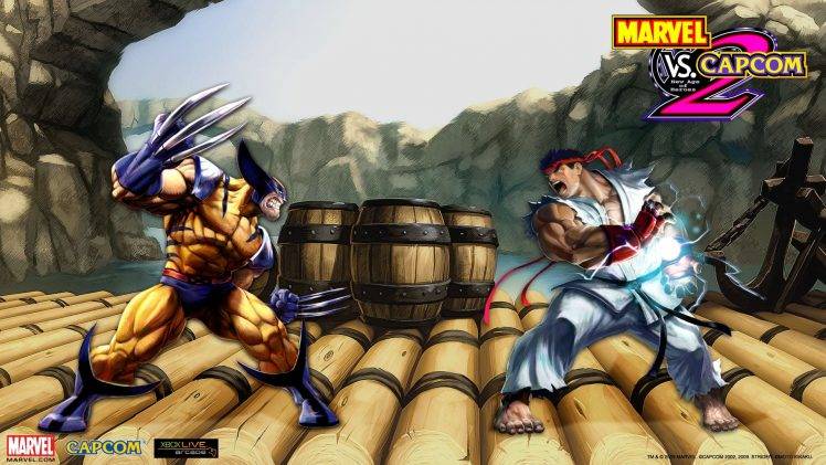 Marvel Vs. Capcom 3, Wolverine, Ryu (Street Fighter) HD Wallpaper Desktop Background
