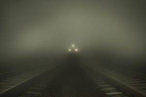 mist, Railway, Train