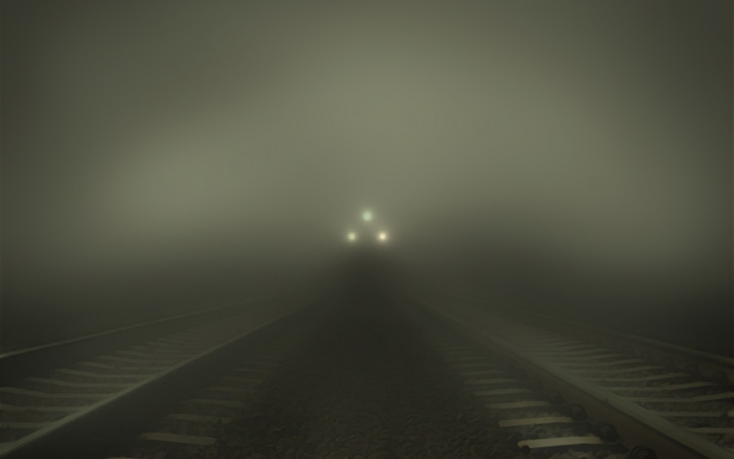 mist, Railway, Train Wallpaper