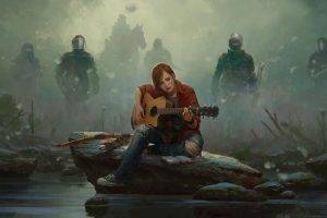 artwork, Women, Guitar, The Last Of Us
