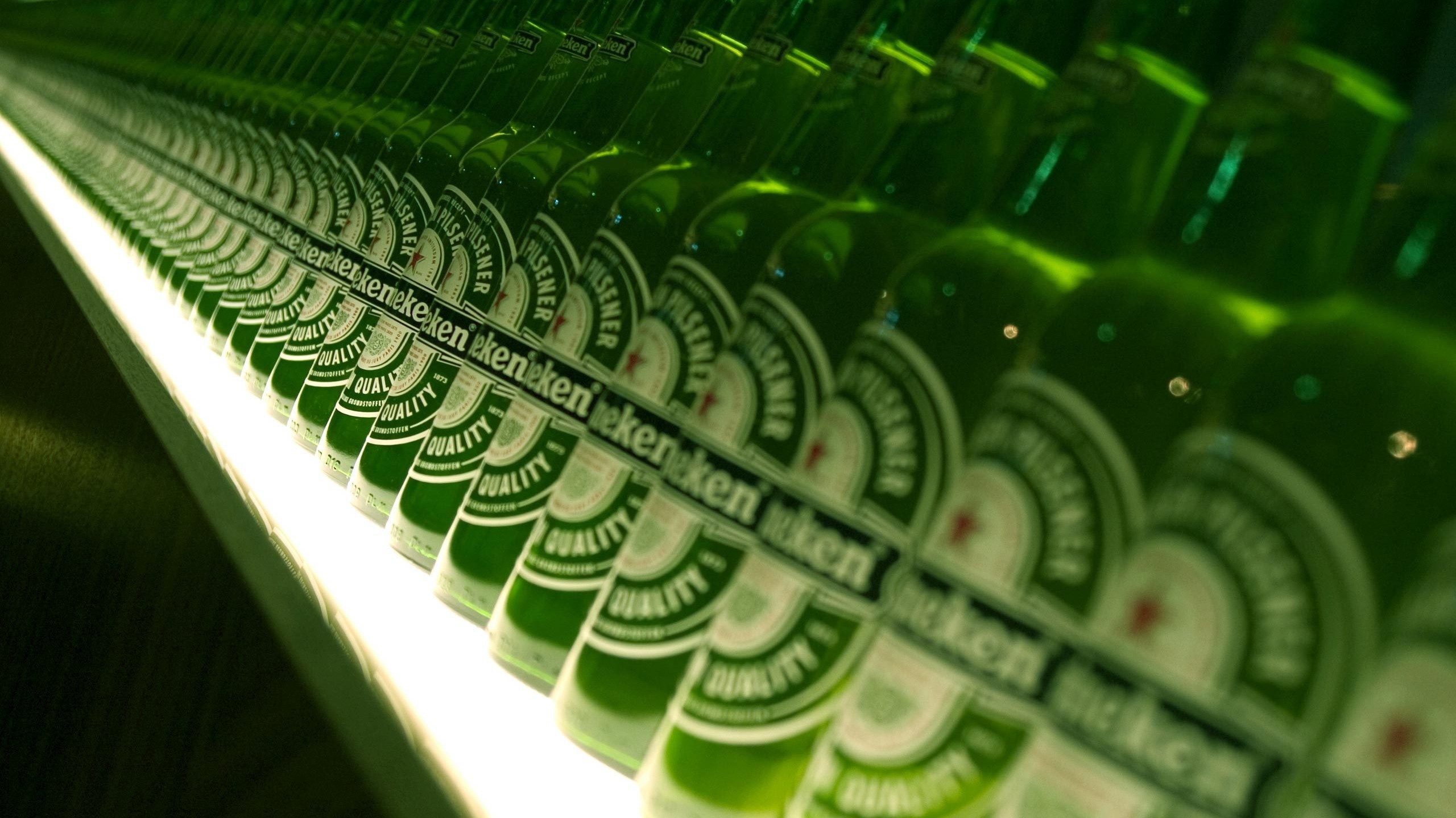 bottles, Green, Heineken, Dutch Wallpaper