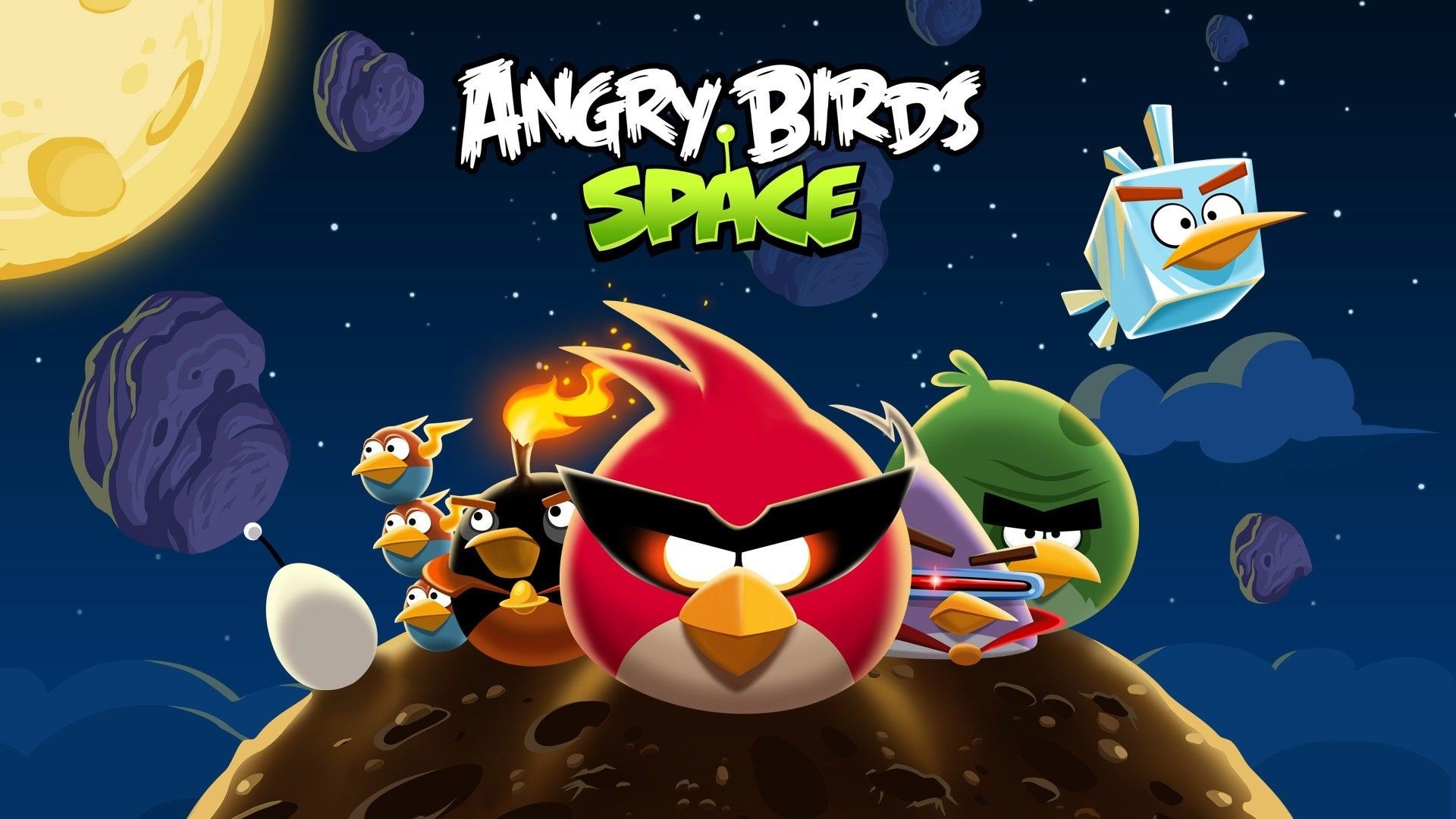 Angry Birds, Angry Birds Space Wallpaper