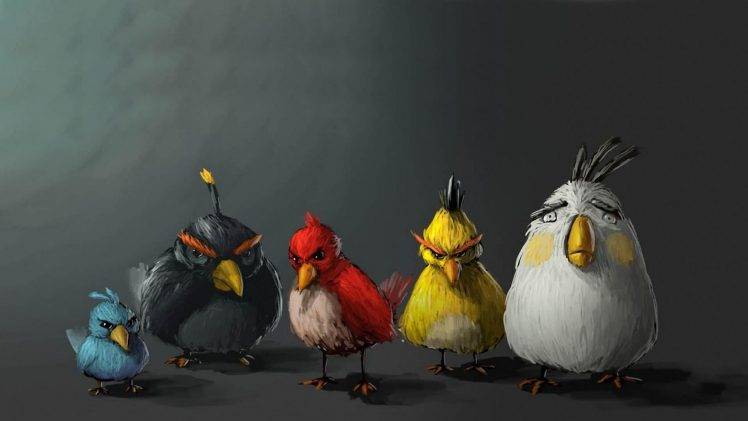 Angry Birds, Realistic HD Wallpaper Desktop Background
