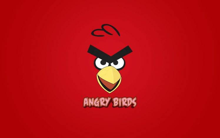 red Background, Angry Birds HD Wallpaper Desktop Background