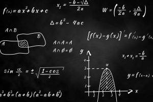 monochrome, Blackboard, Knowledge, Mathematics, Graph, Numbers, Science, Equation, Formula, Simple Background