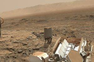 Mars, Space, Rover, Desert, Brown, Robot, NASA, WALL E, Stone, Planet