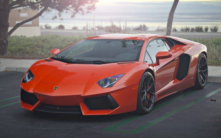 car, Lamborghini, Road HD Wallpaper Desktop Background