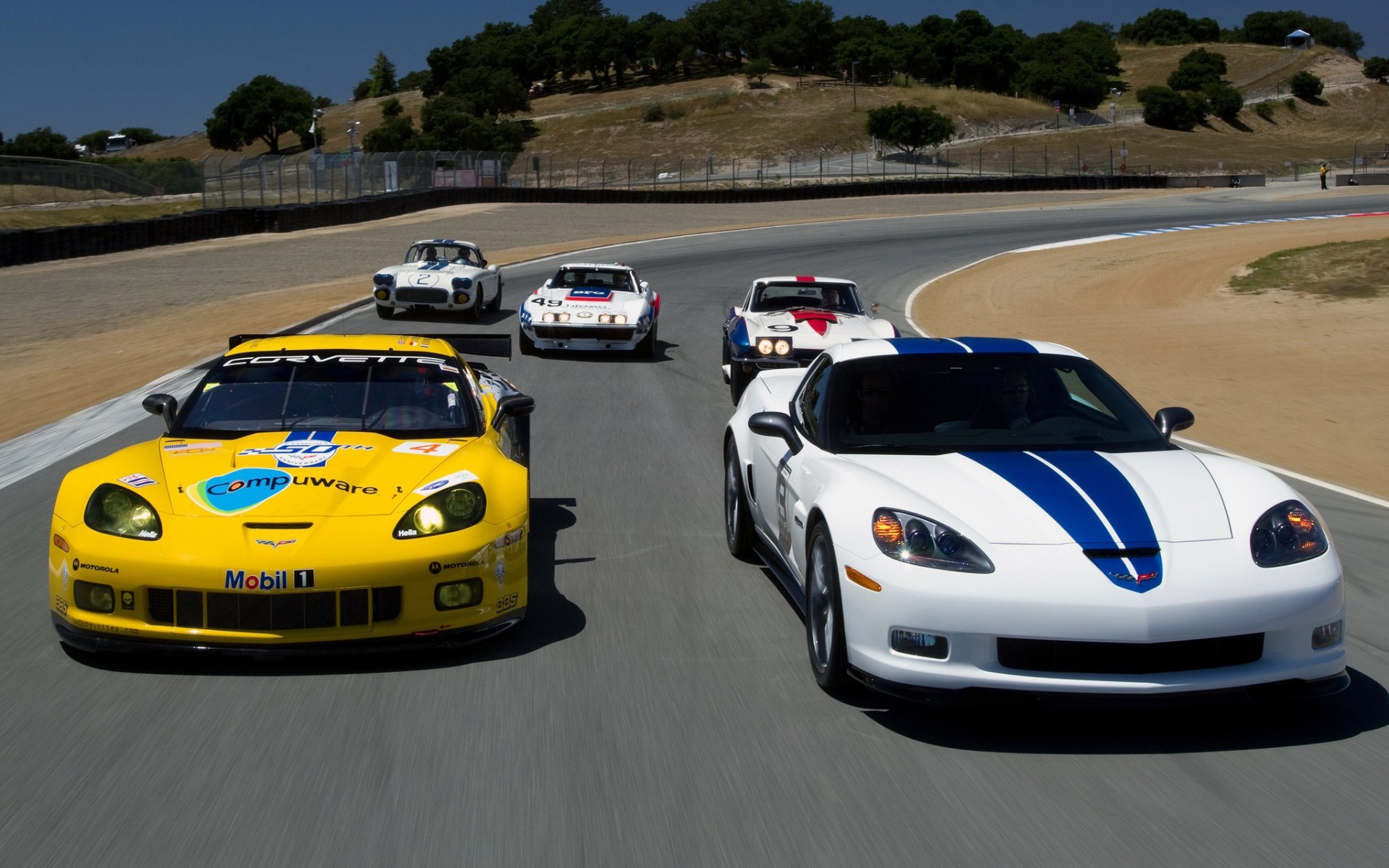 car, Race Tracks, Corvette Wallpaper
