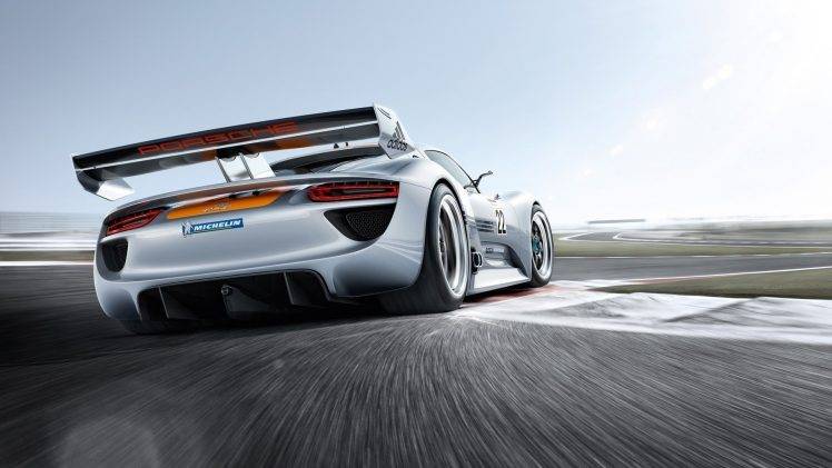 car, Race Tracks, Porsche, Motion Blur, Porsche 918 RSR, Race Cars, White Cars HD Wallpaper Desktop Background