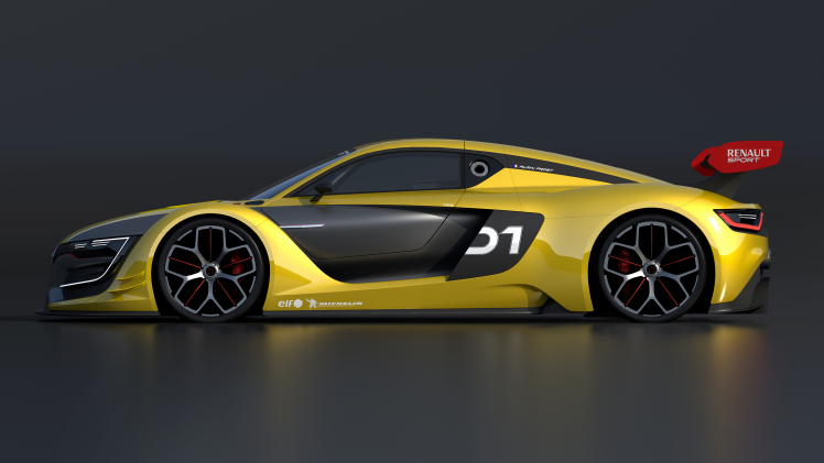 Renault Sport R.S. 01, Car, Vehicle, Race Cars, Simple Background HD Wallpaper Desktop Background