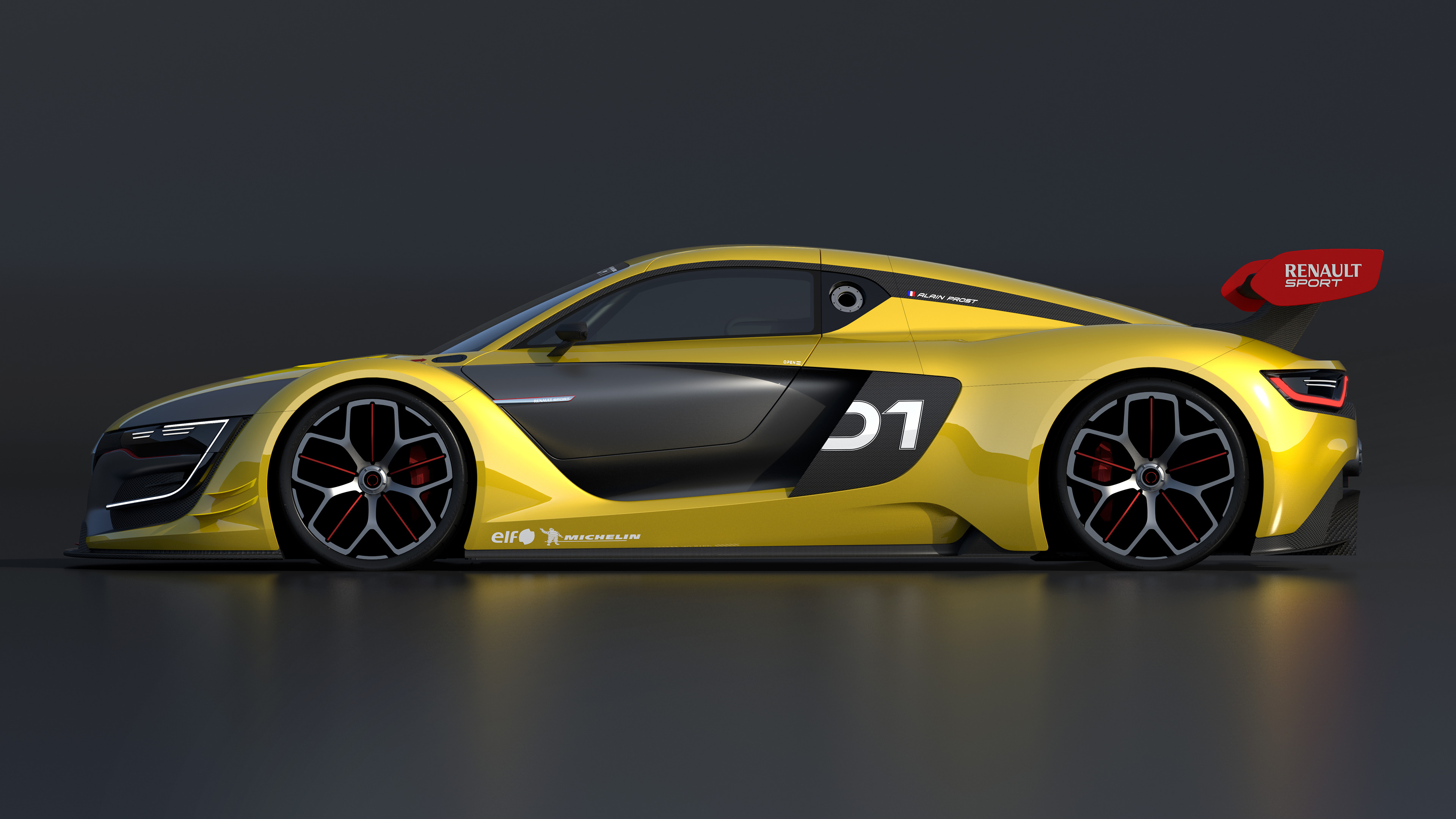 Renault Sport R.S. 01, Car, Vehicle, Race Cars, Simple Background Wallpaper