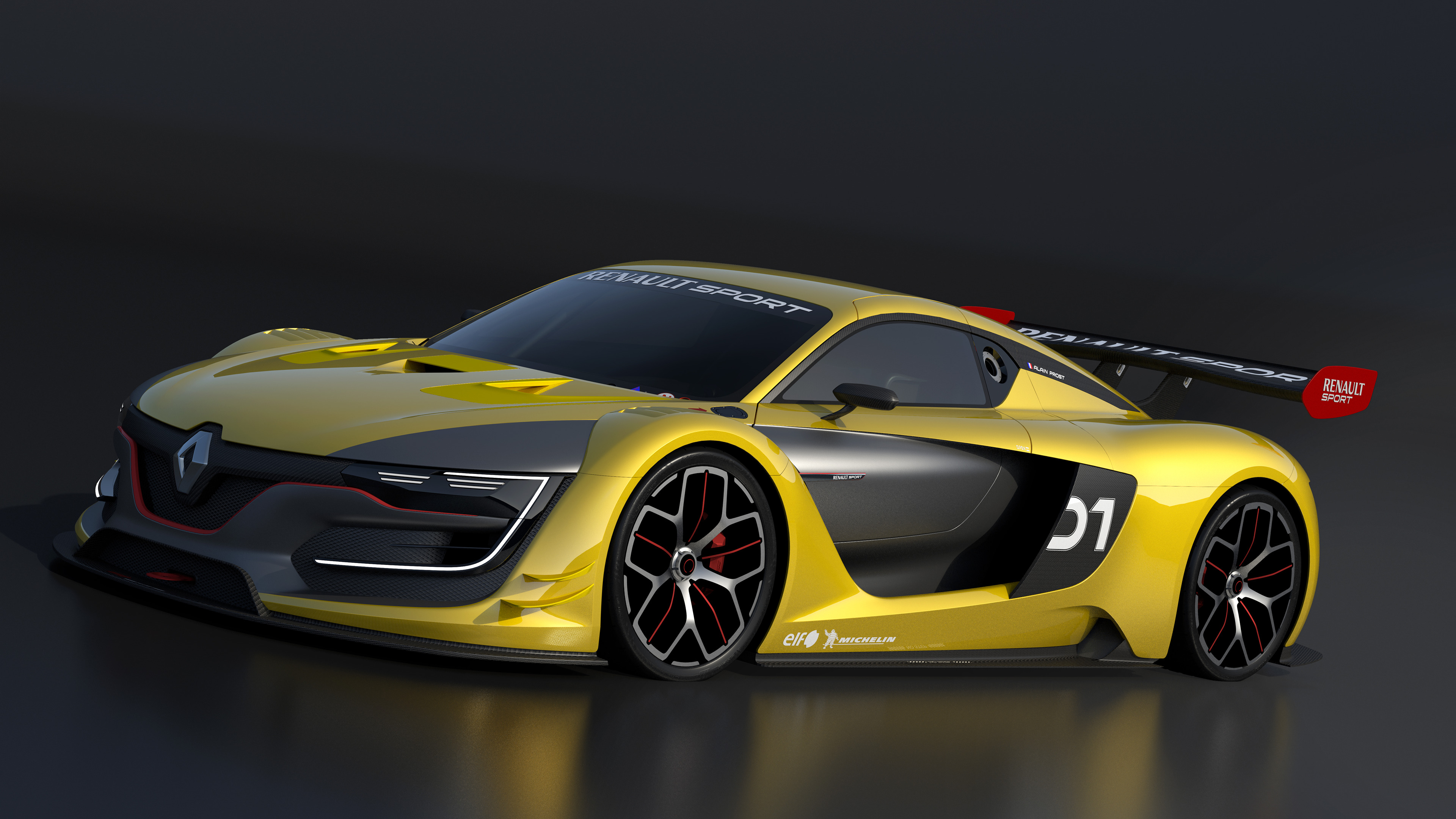 Renault Sport R.S. 01, Car, Vehicle, Race Cars, Simple Background Wallpaper