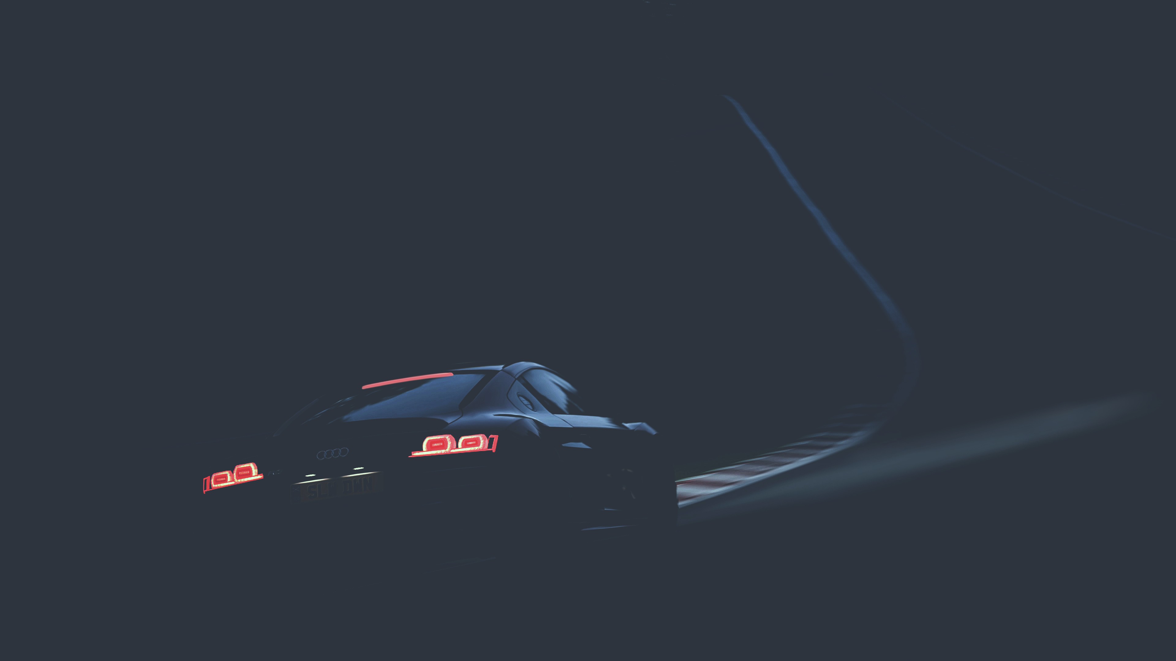 car, Night, Audi, Audi R8, Race Tracks, Lights Wallpaper