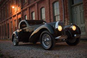 car, Bugatti, Lights, Vintage Car