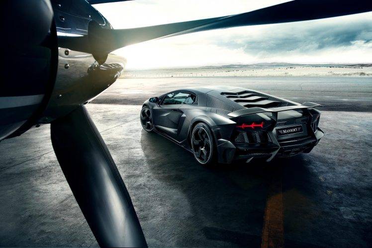 Lamborghini, Mansory, Propeller, Sunlight, Car, Sports Car, Tail HD Wallpaper Desktop Background
