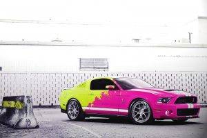 Ford, Ford Mustang, Car, Vehicle, Selective Coloring