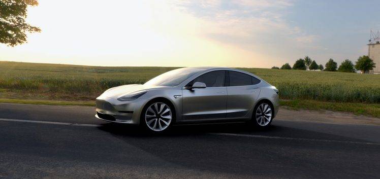 Tesla Motors, Electric Car, Model 3 HD Wallpaper Desktop Background