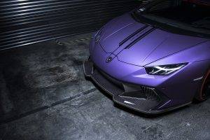 car, Super Car, Lamborghini, Lamborghini Huracan, Purple