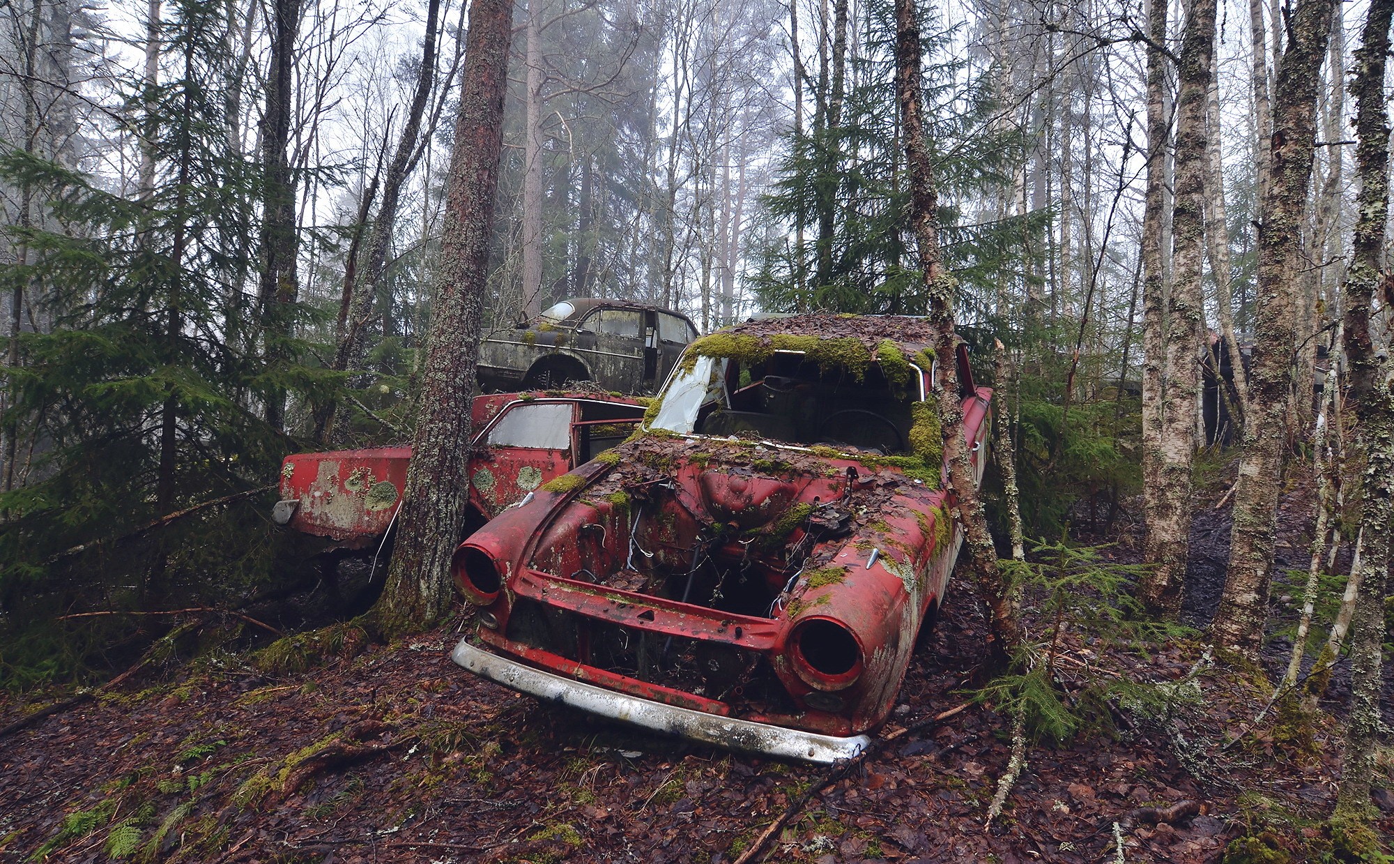 wreck, Ruin, Car, Vehicle Wallpaper